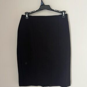Van Heusen Black Knee-Length Pencil Skirt